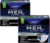 Kit 2 Absorvente Masculino Tena Men Noturno Level 3