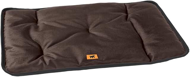 Ferplast Jolly Dog and Cat Mat, Washable Dog Bed, Dog Cushion, Waterproof and Scratch-Resistant, Mat for Dog Kennels, Car, Dog Basket, 83 x 50 cm, M, Brown product image