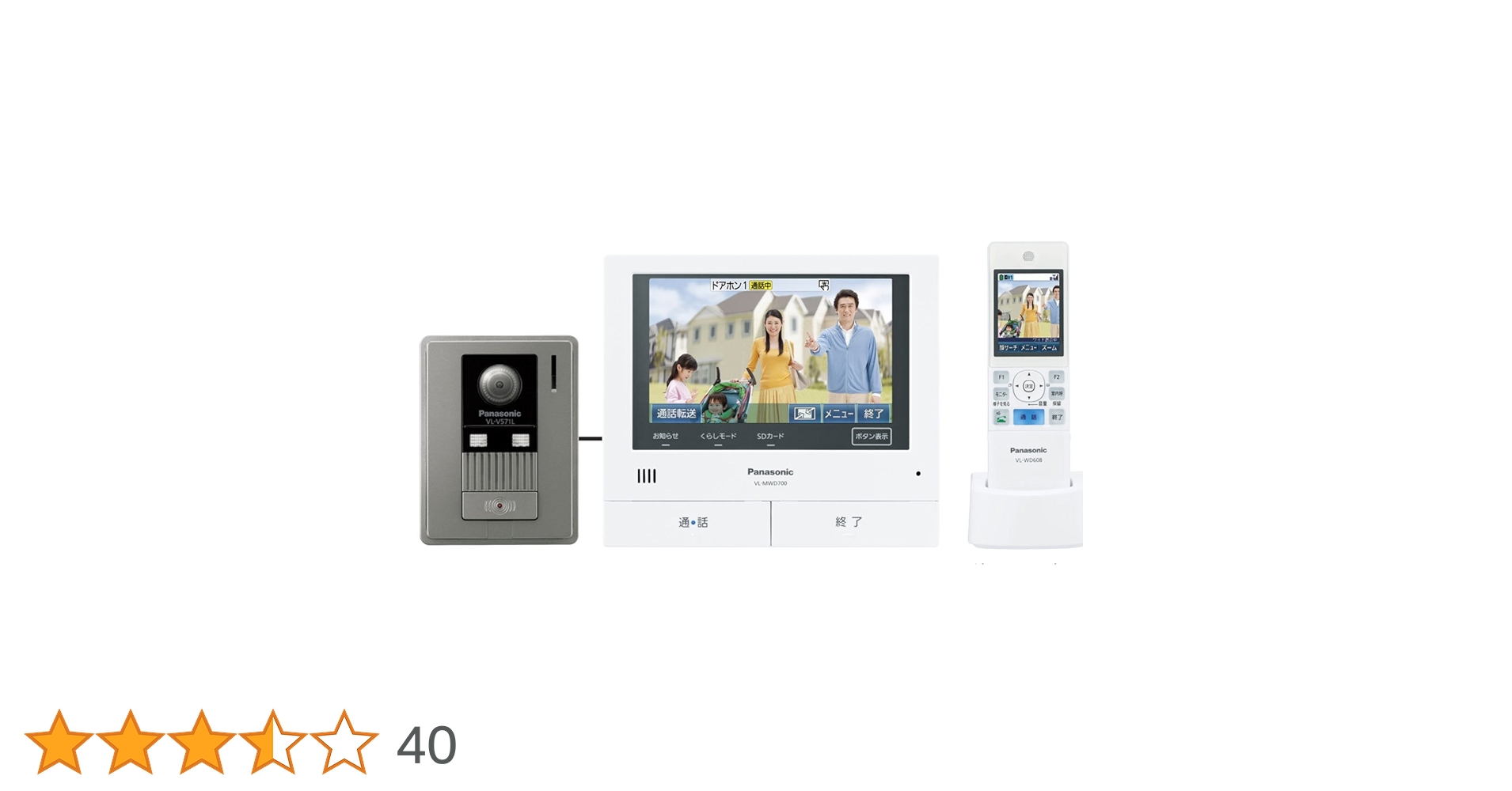 Panasonic - パナソニック　ドアホン親機【VL-SWD700KL】 Amazon.co.jp: Panasonic 家じゅうどこでもドアホン ワイヤレス