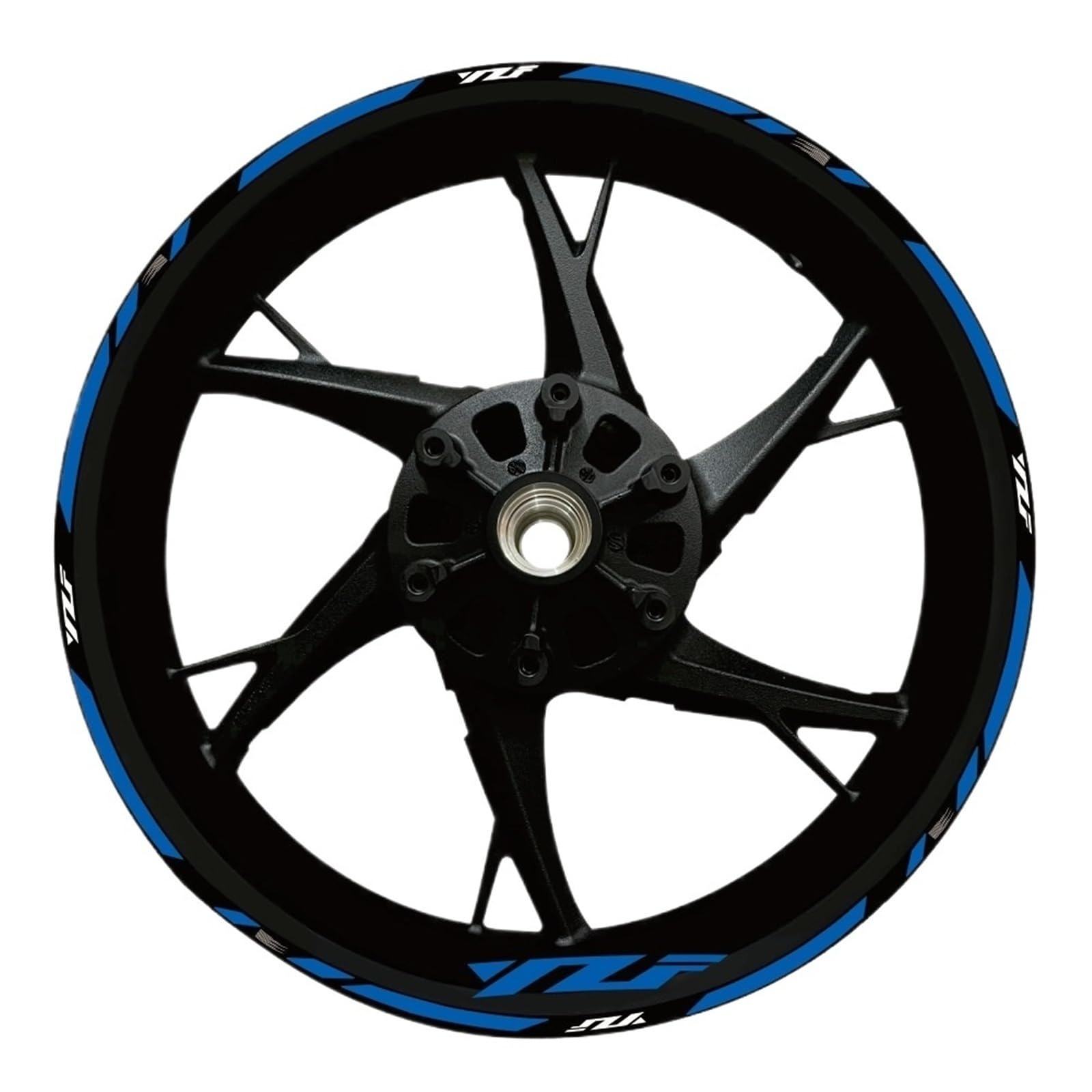 Reflektierende Motorrad-Radaufkleber Im Inneren Der Nabenaufkleber, Felgenstreifenband Für MT03 MT07 MT09 YZF R1 R3 R6 FZ07(Set Meal 23)