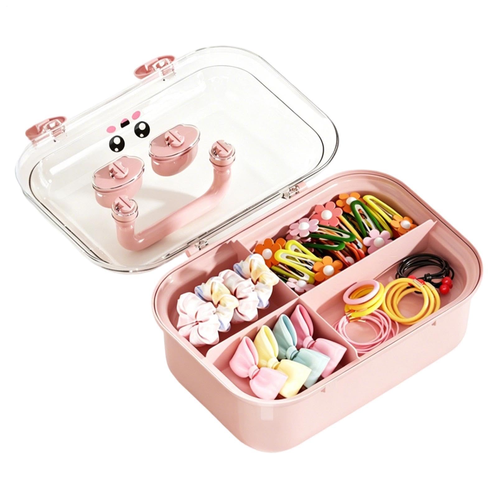 Organiseur pour cheveux et boîte à outils portable compacte anti-poussière