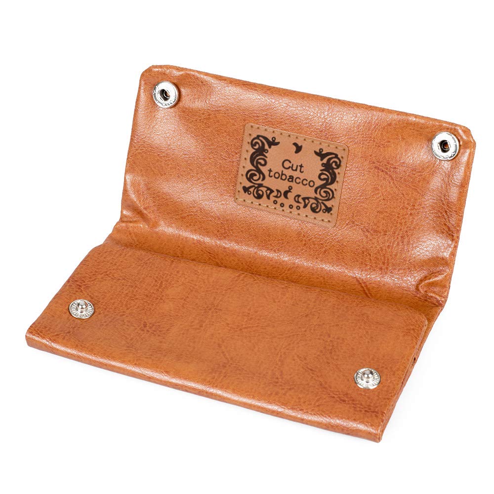 tobacco pouch with paper holder Amazon.com: Portable Hookah Cigarette Tobacco Pouch Case Wallet Rolling Paper  Holder (Light Brown) : Health & Household