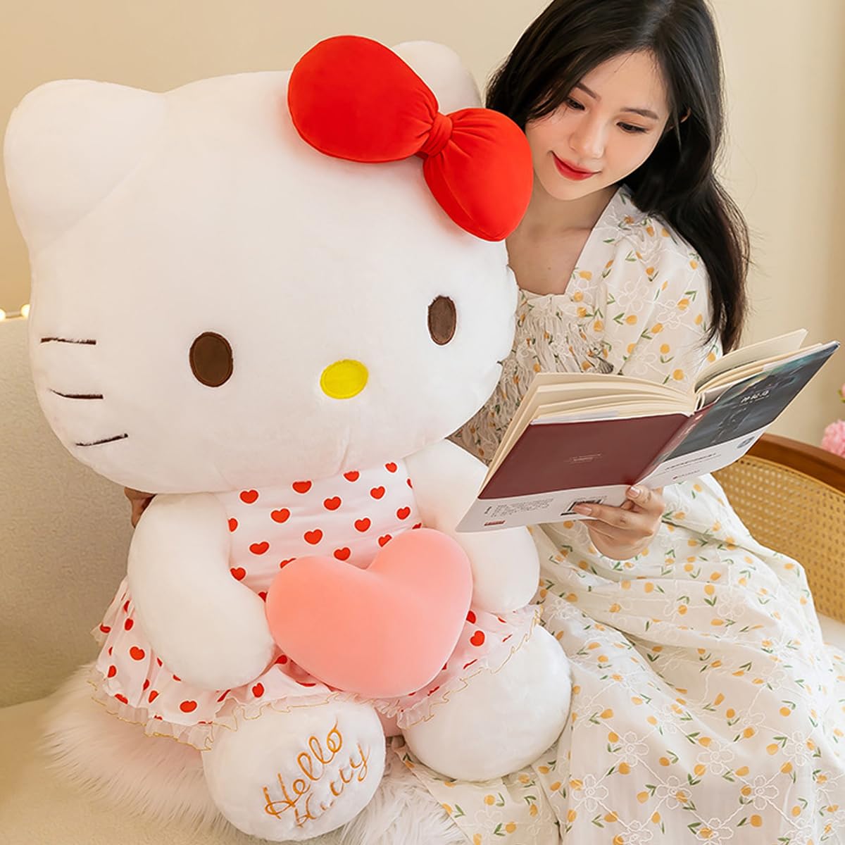 Amazon.co.jp: キティちゃん ぬいぐるみ 大きい 可愛い ハローキティ  