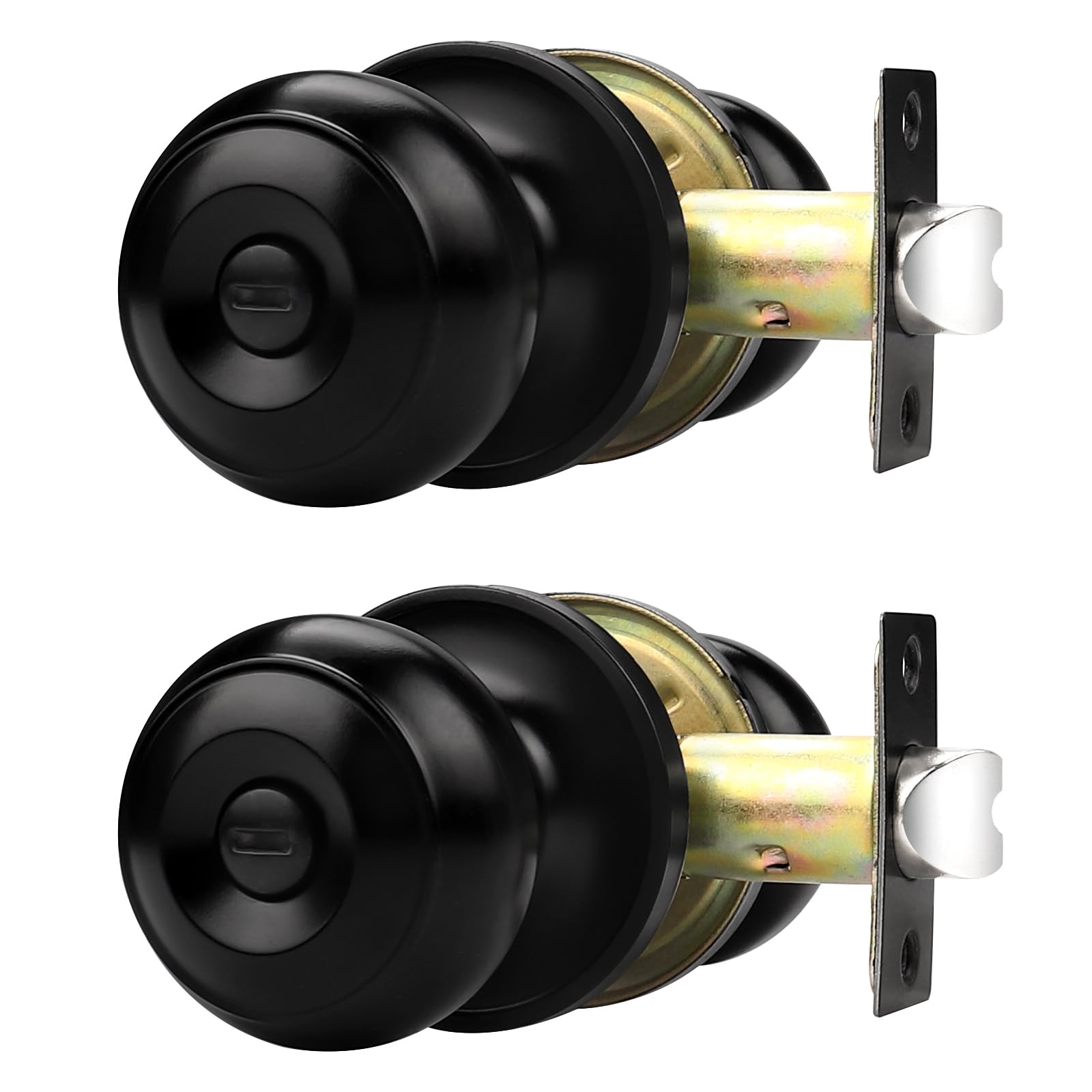 Probrico Black Door Knobs - Matte Black -18