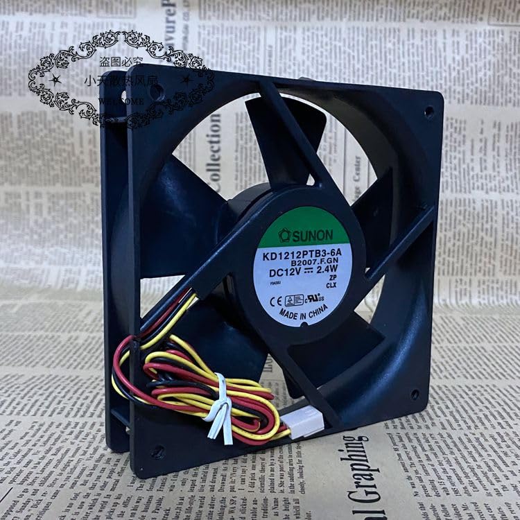 KD1212PTB3-6A 12025 12V 2.4W 3line chassis power supply fan