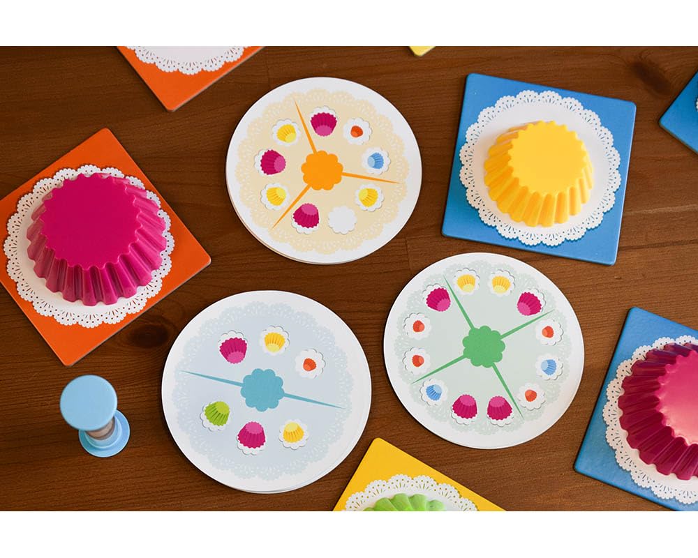 Asmodee , Cupcake Academy, Board Game, 2-4 Players, Ages 8+, 10 Minute Playing Time