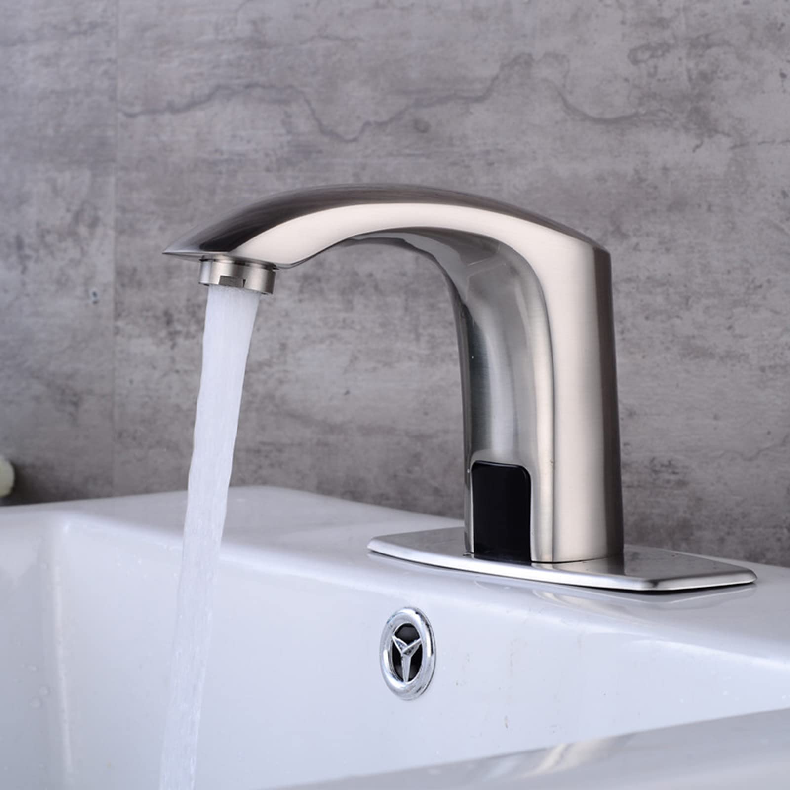 Robinet de lavabo automatique à capteur mitigeur eau chaude et froide