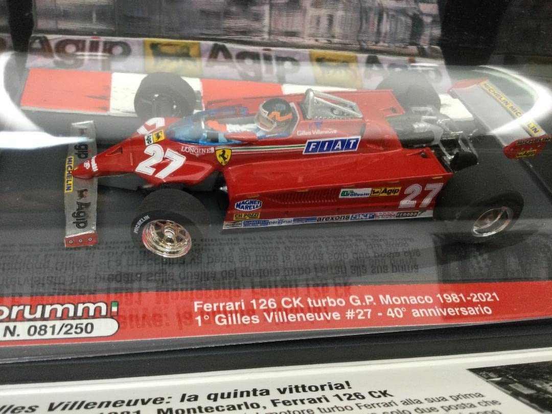 Amazon.co.jp: フェラーリ126CK#27 1981モナコGP優勝 F1 ジル 