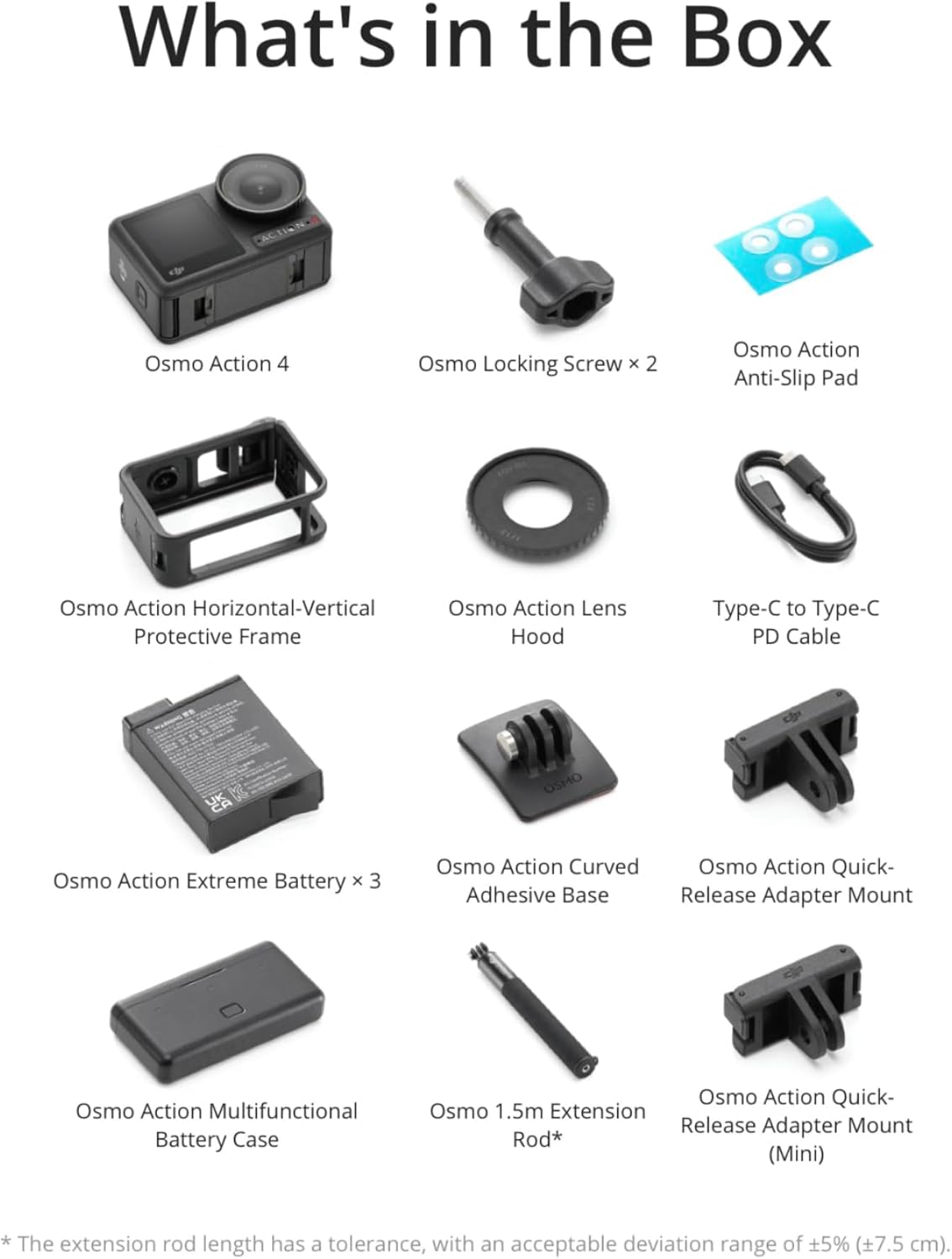 DJI Osmo Action 4 Adventure Combo, 4K/120fps Waterproof Action Camera with a 1/1.3-Inch Sensor, 10-bit & D-Log M Color Performance, Up to 7.5 h with 3 Batteries, Outdoor Camera for Travel, Biking - Image 8