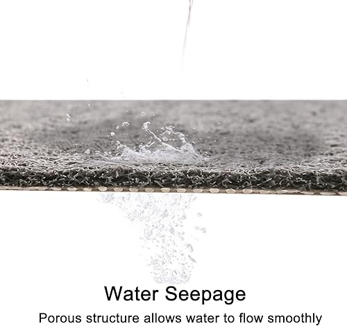 Miniatura 10 de Leotruny Tapete de ducha para bañera de 40 x 16 pulgadas, antideslizante, suave, de PVC, para baño (C02-beige)