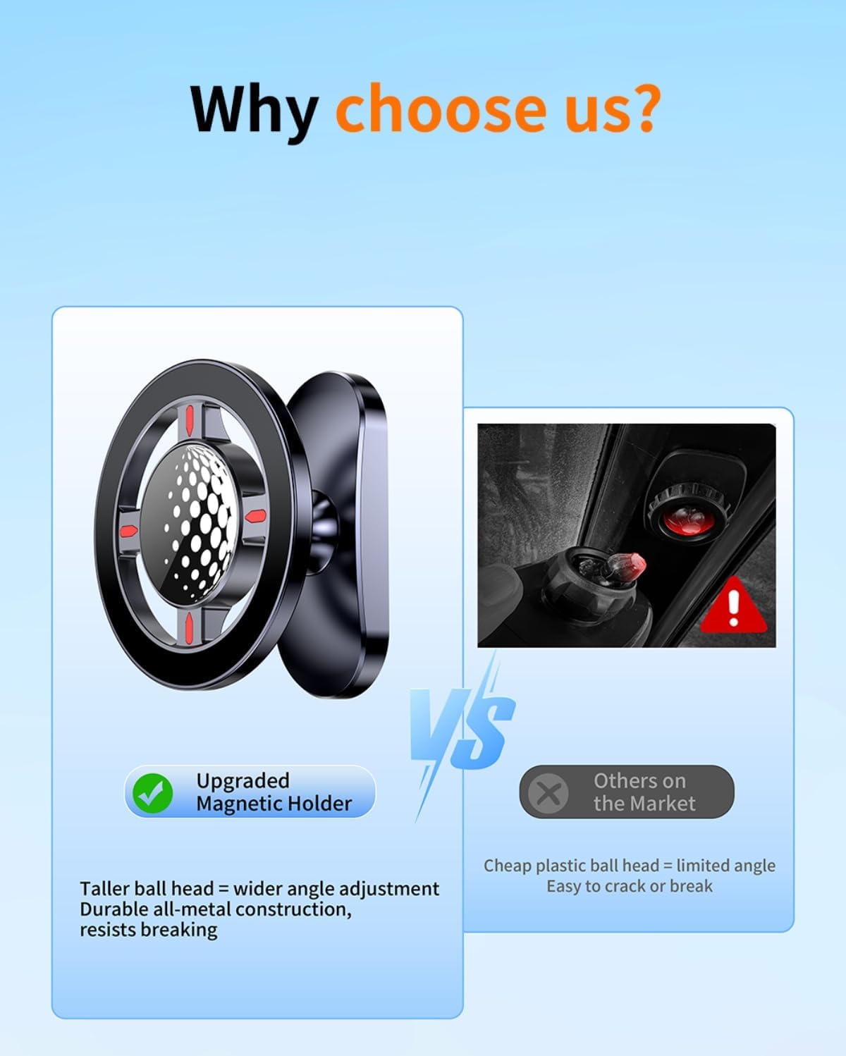 Ultra-Secure Magnetic Golf Cart Phone Mount | Compatible with iPhone 17/16/15/14/13/12 & MagSafe Cases | Universal Fit for EZGO, Club Car, Yamaha Golf Carts | Ideal Golf Accessory Gift for Men & Women - Image 7