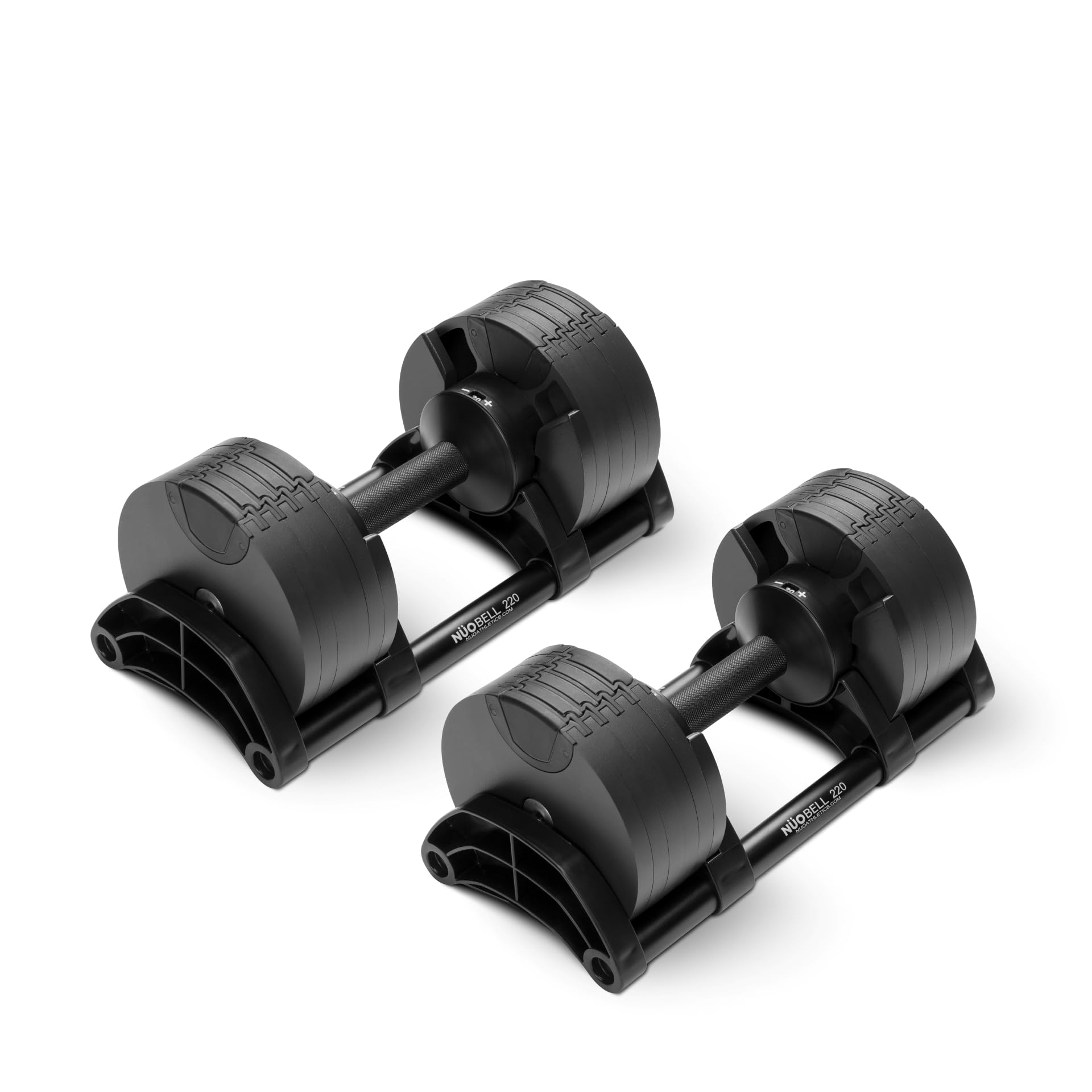 NÜOBELL Adjustable Dumbbell Set 220 | 2-20 kg with 2 kg Intervals