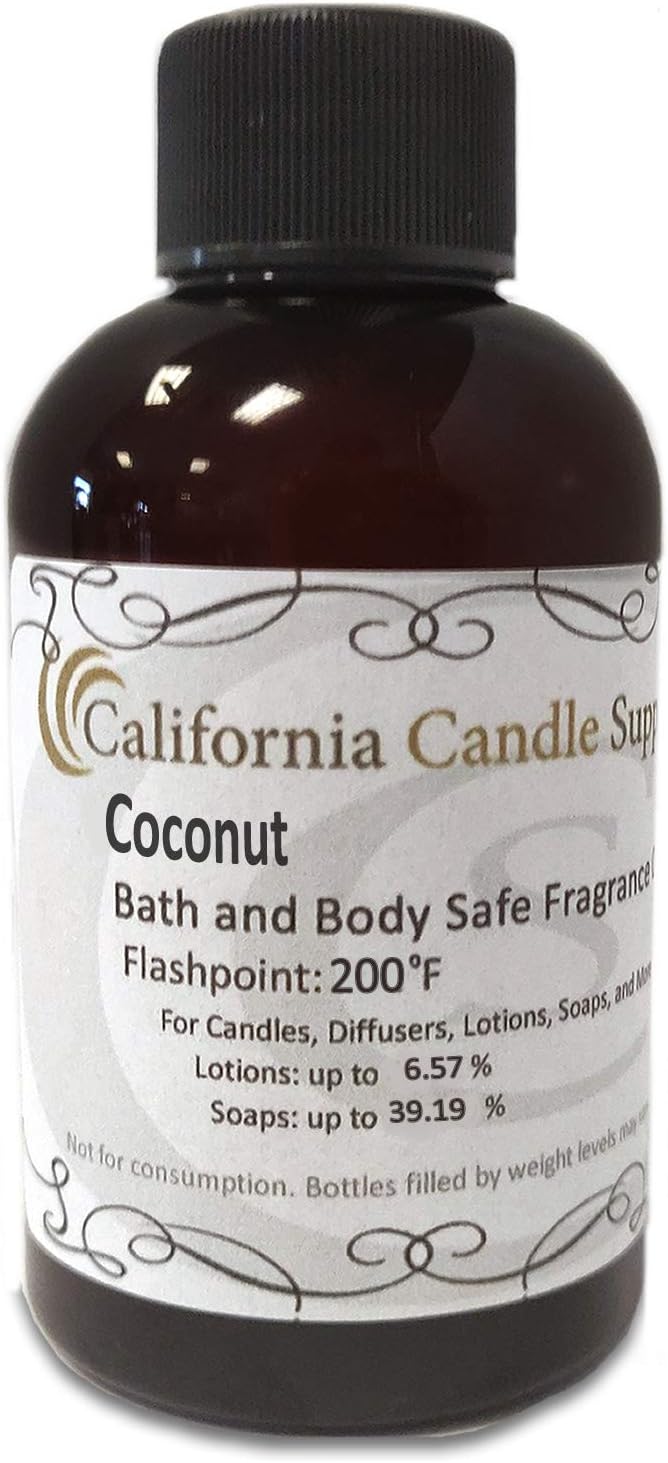 Coconut Fragrance Oil 4oz Candles and Soap