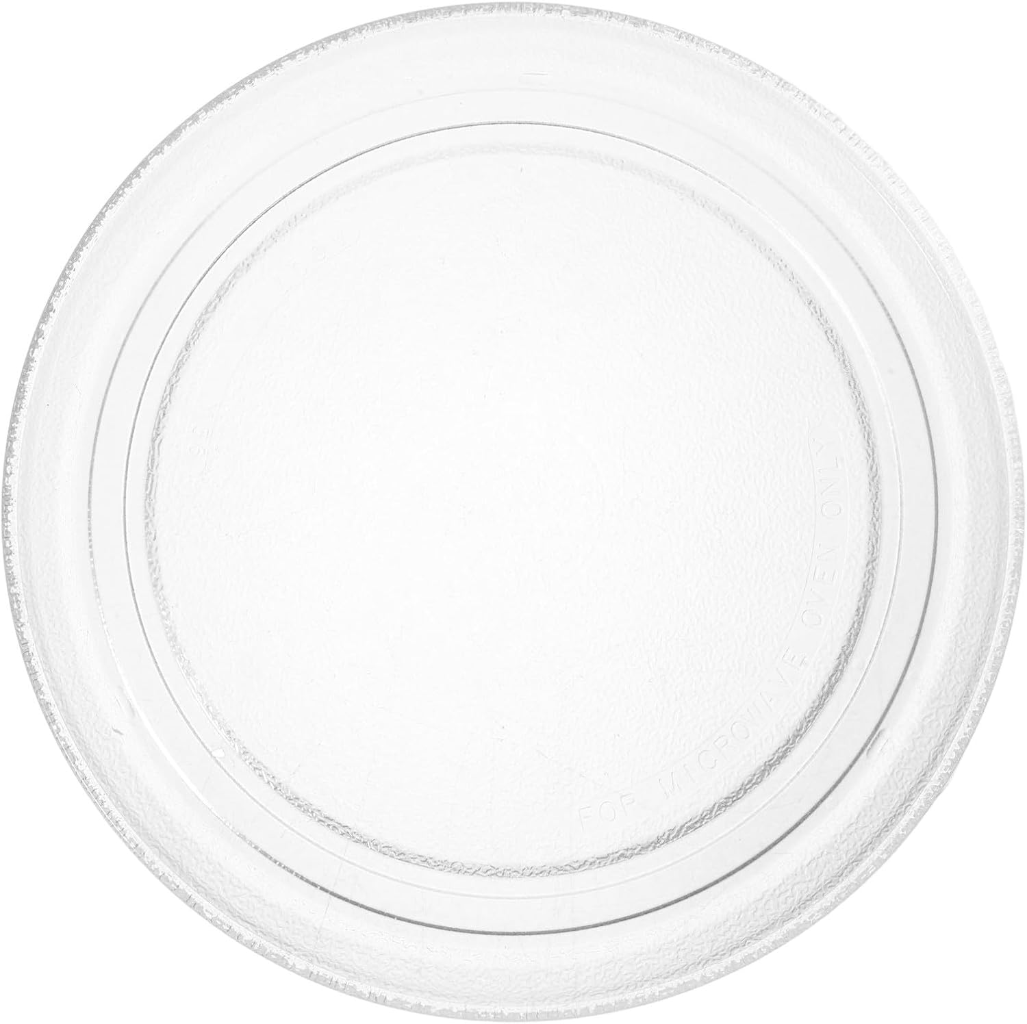 Glass Plate for Microwave Replacement: 27.2cm/10.71in Standard Turntable Part Flat Bottom Plate - Microwave Oven Accessories for Food Heating