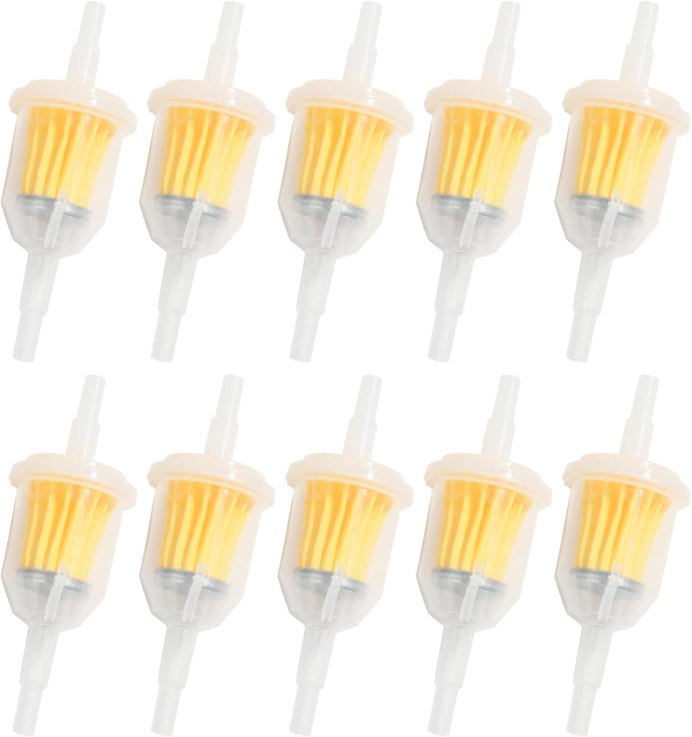 AOCISKA 10 Packs Gas Inline Fuel Filters,Universal Inline