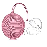 Vista 19 de Smlpuame Funda para chupete, sin BPA, portátil, de silicona, para bolsa de pañales, cochecito, para actividades al aire libre, fácil de limpiar