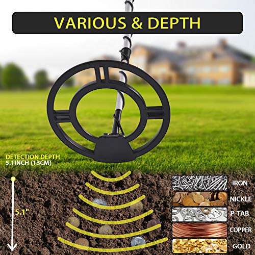 Wedigout Metal Detector Professional Detectors Underground Treasure Finder (Stretch 24-33.46 Inches) MD-4060 - Thumbnail 6