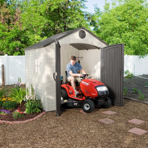 Store More Lifetime 8 x 7.5 ft Special Edition Heavy Duty Plastic Shed