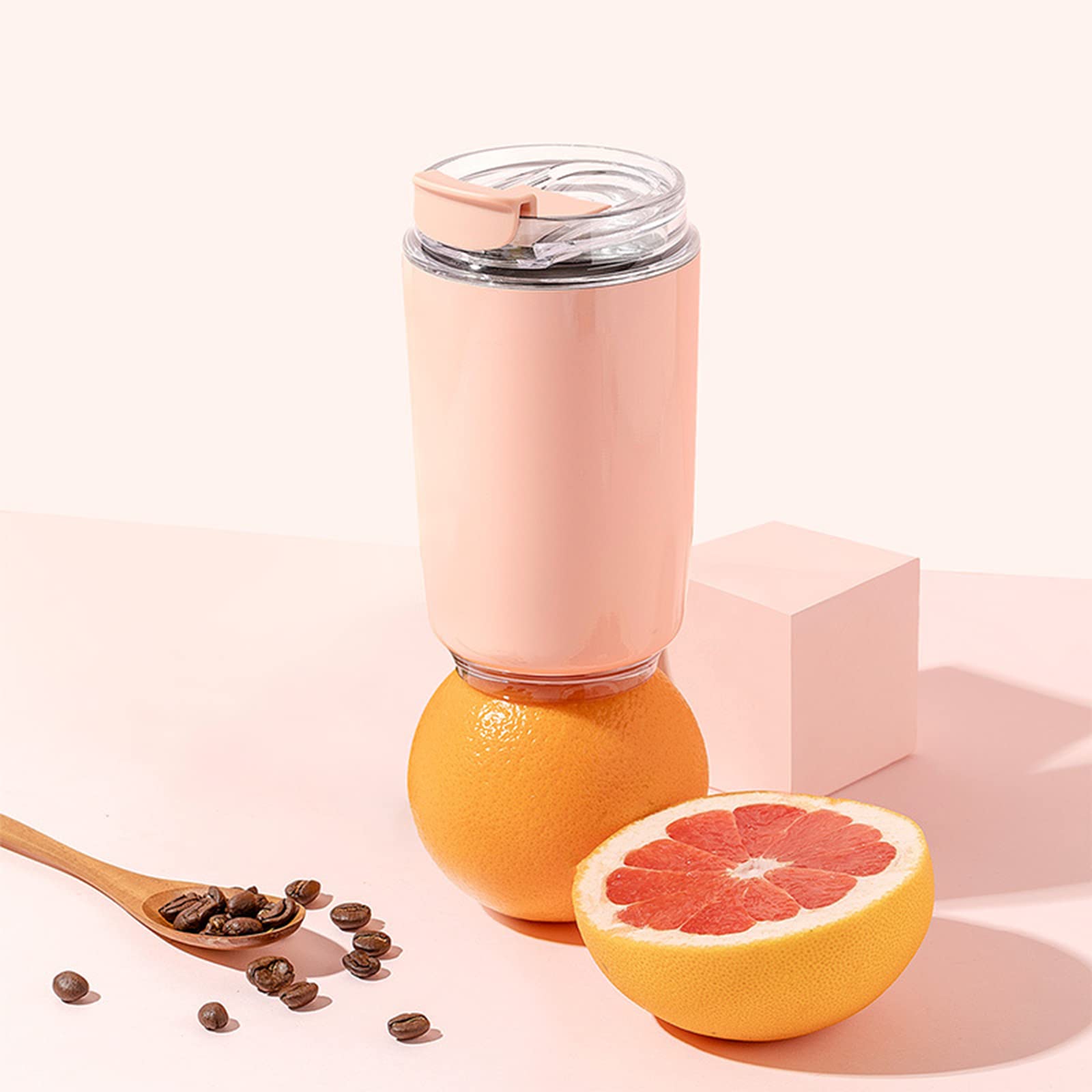 Kubek do kawy 440 ml Wody Cup 304 Ze Stali Nierdzewnej Wypoczynek Samochód Odkryty Portable Biznes Biuro Prezent Termos Eco Travel Tumbler z pokrywką do picia,A