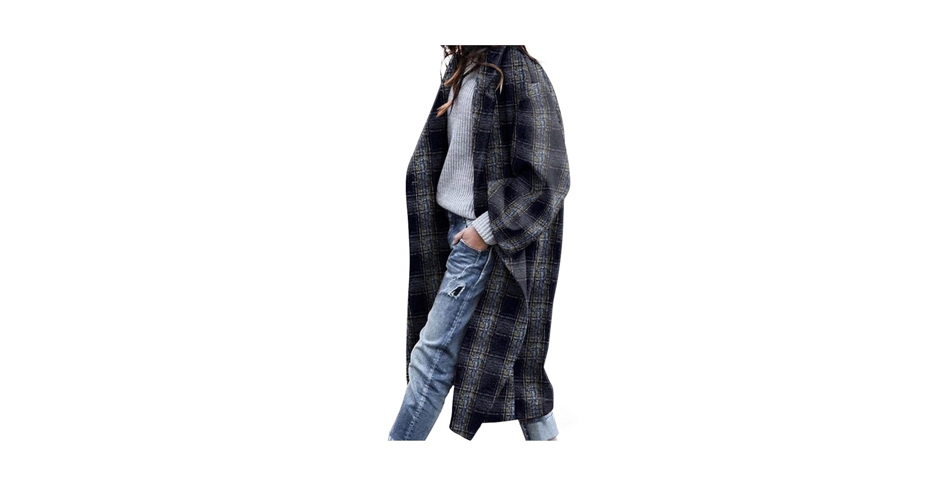 Amazon.com: Cyber of Monday Women Winter Wool Coat Long