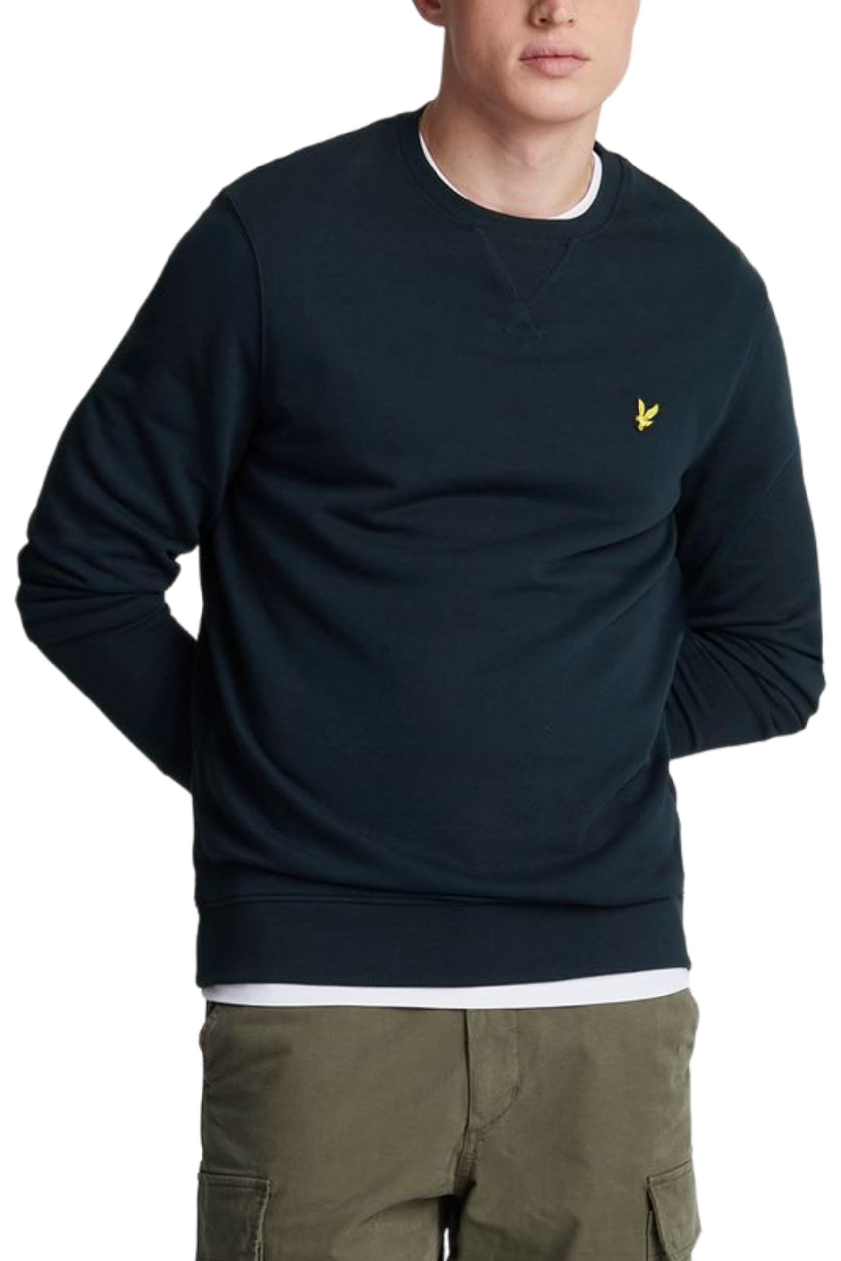Lyle & Scott Mid Layers Crew Neck Sweatshirt Z271 Dark Navy, L