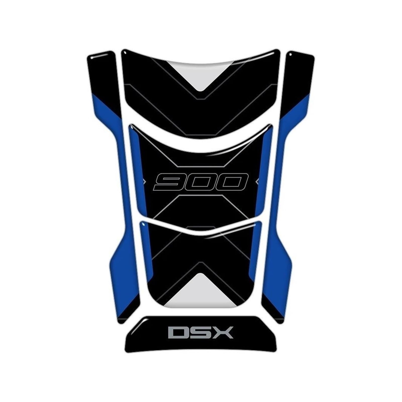 Motorcycle Sticker Motorcycle Accessories Sticker Tank Pad Protection Decal for Valico 900DSX DS900X Dsx900 2024 Motorcycles Motorbike Protector(Avio Blue)