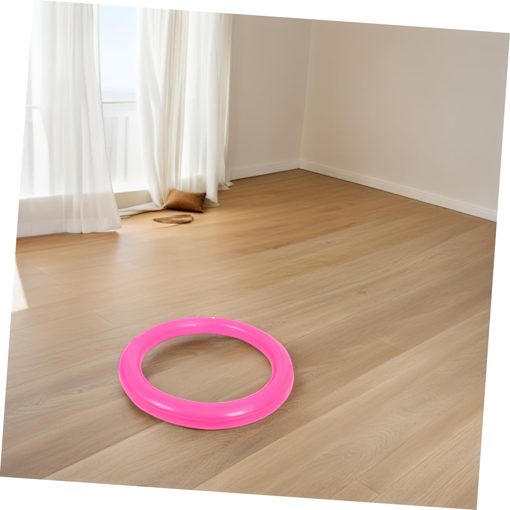 TOYANDONA per Yoga Ball in PVC Grigio Base Stabilizzatrice Antiscivolo per Palestra e Ufficio Supporto Imbottito per Pallone Fitness Mantiene la e Sicura Lesercizio