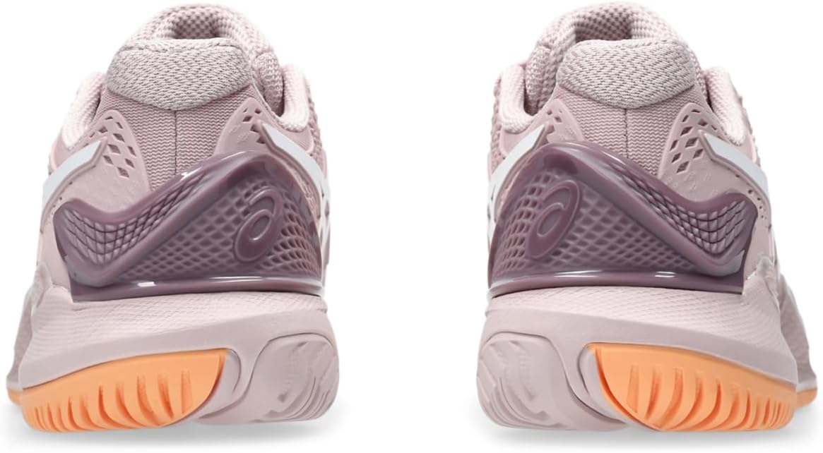 ASICS Women's Gel-Resolution 9 Tennis Shoes, 5, Watershed Rose/White