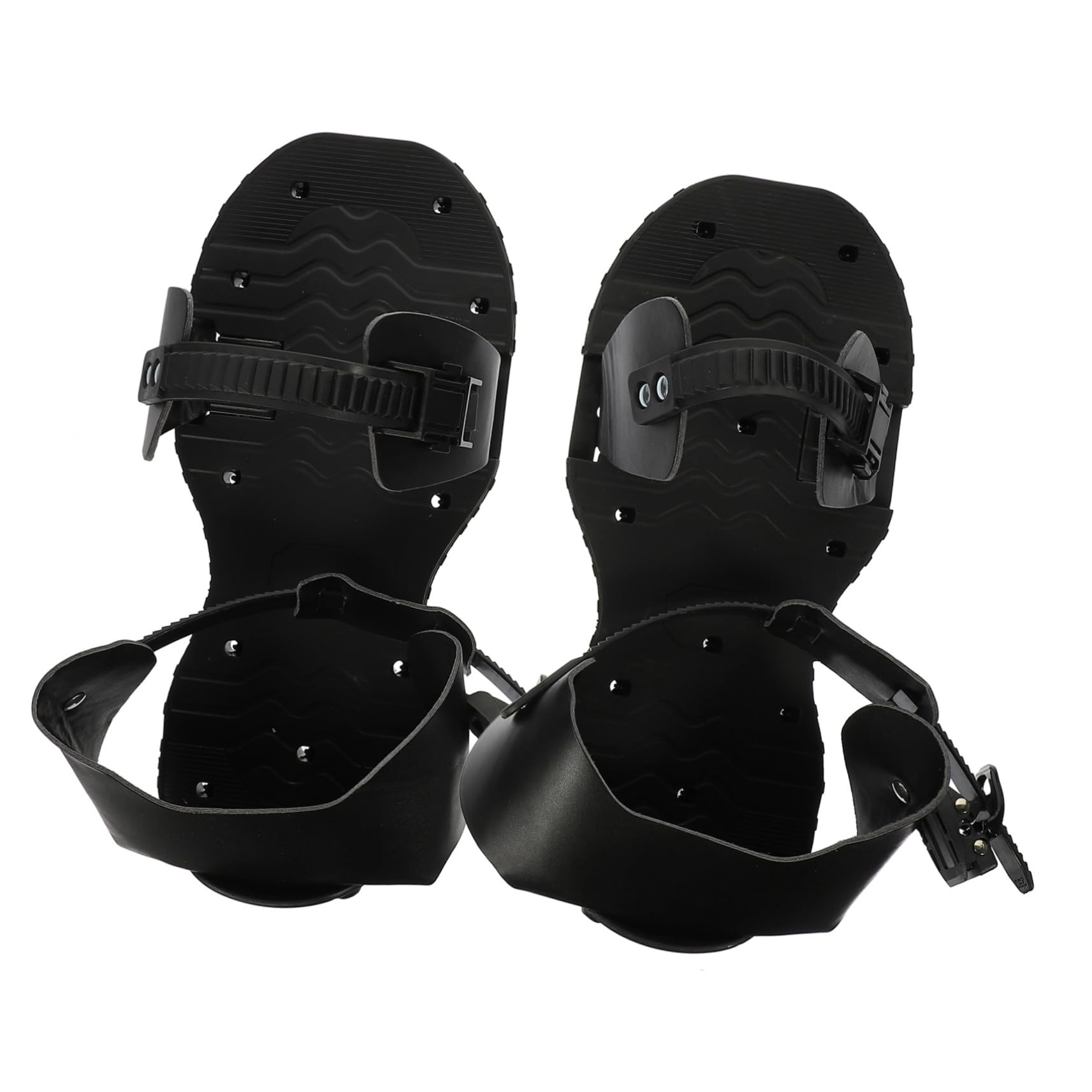 UKCOCO 1 Par de Zapatos Aireadores de Césped Ajustables para Jardinería, Correas Regulables y Púas de PU, Ideales para Airear Suelos y Mejorar la Salud del Césped en Huertos y Patios