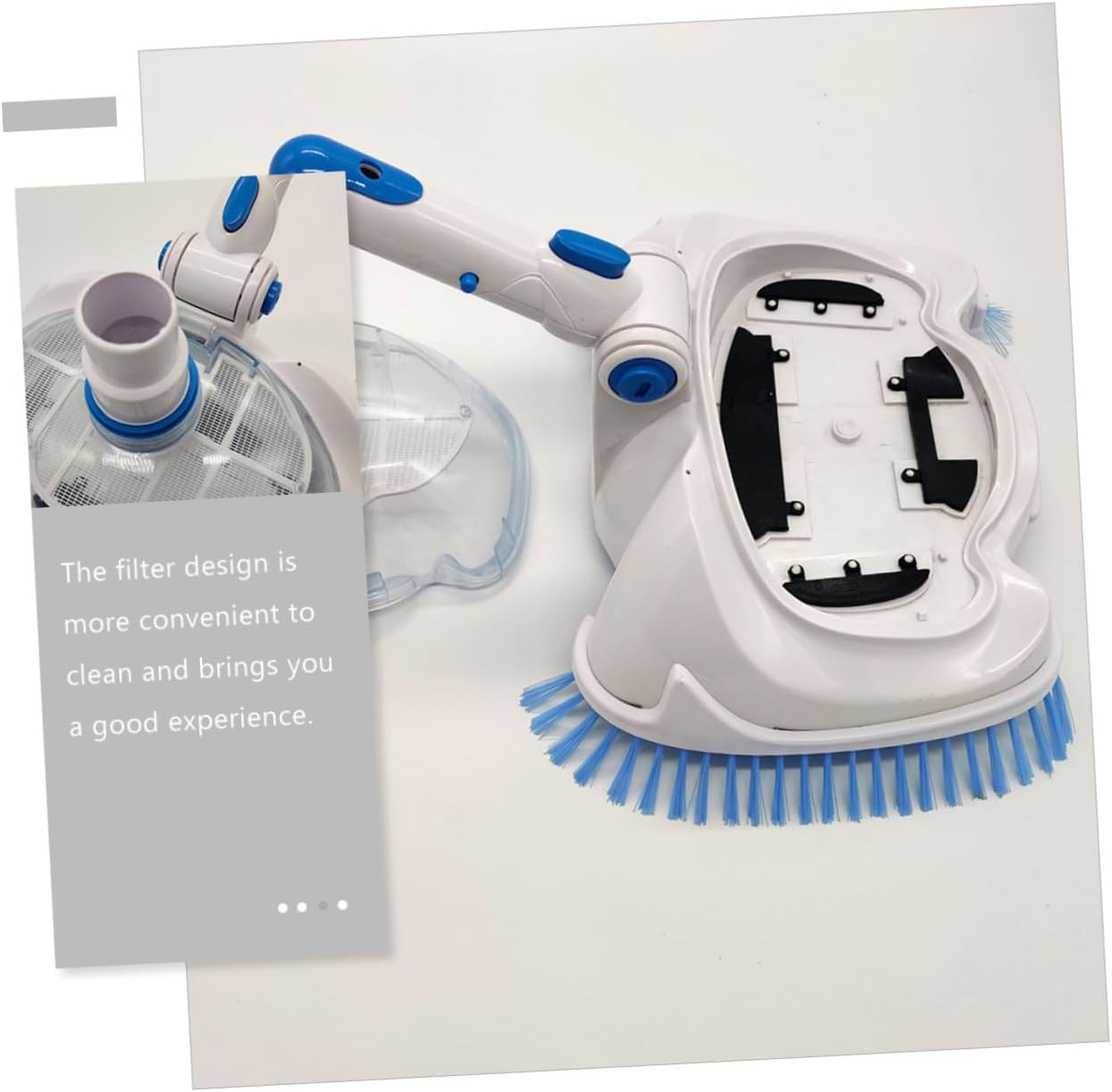 Kisangel Pool Vacuum Head with Lid Plastic Suction Cleaning Tool for Swimming Pools for Inground