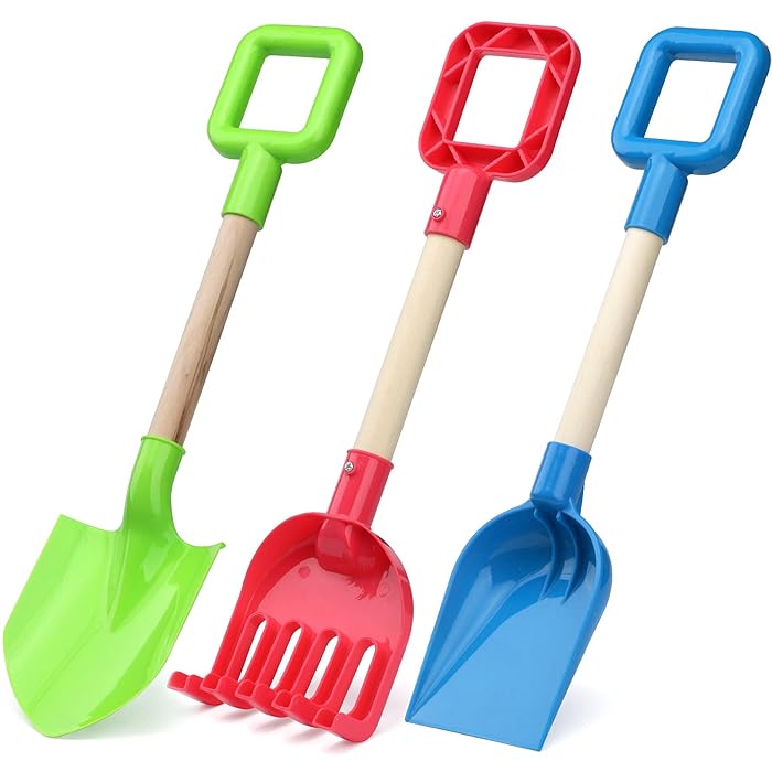 Buy Heavy Duty Beach Shovels, Jumbo Sand Scoops for Kids,Large Beach