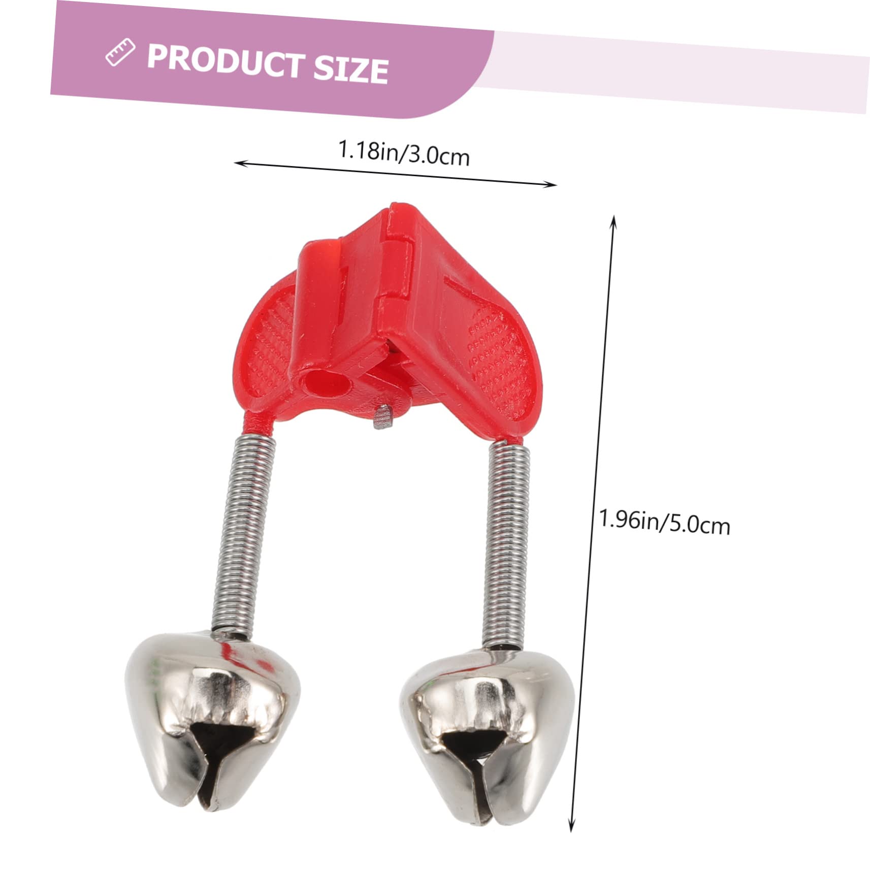 Happyyami 50Pcs Fishing Rod Bells Dual Alert Fishing Alarm Bells for Night Fishing Lightweight Outdoor Fishing Gear Convenient Clip Design for Various Rod Present