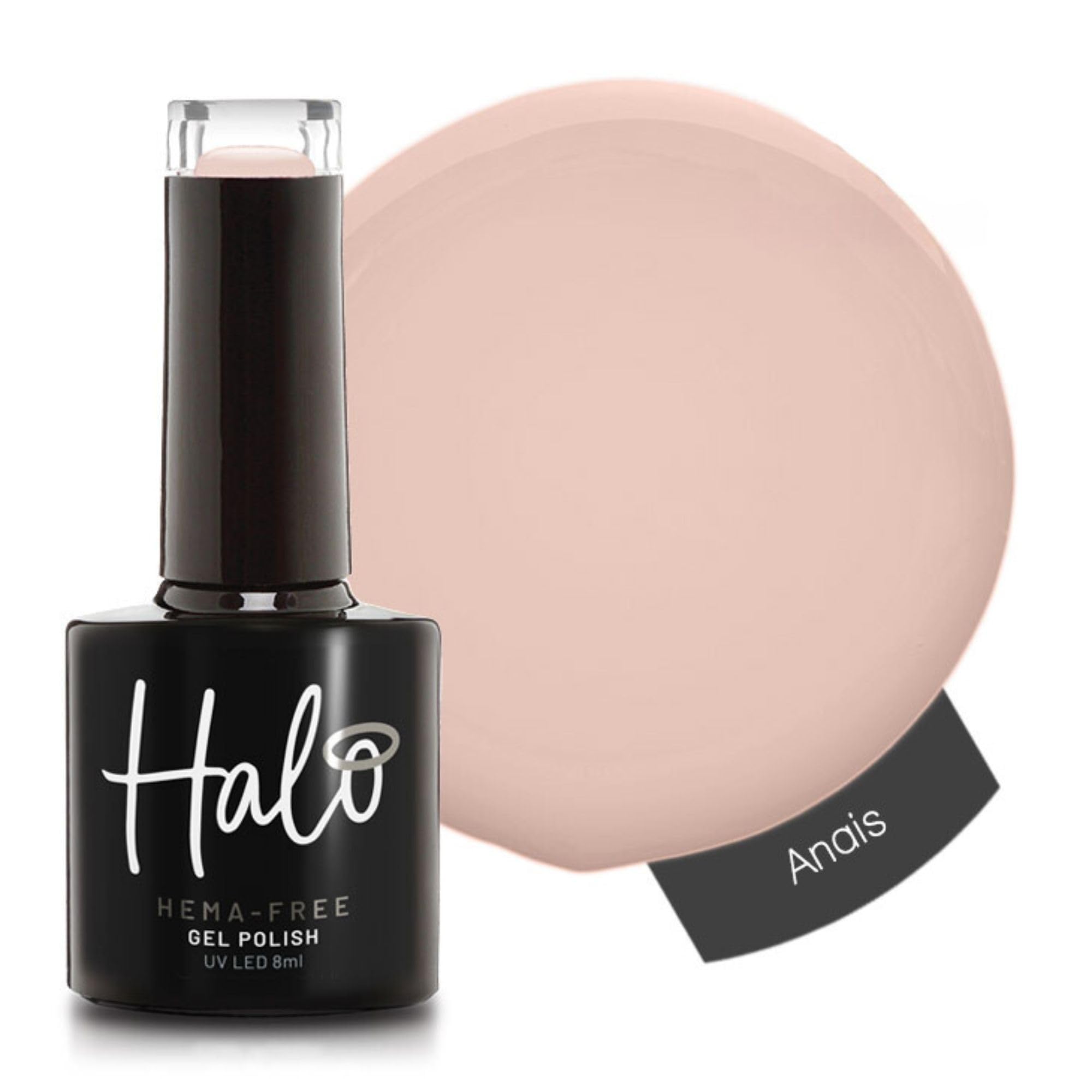 Halo Gel Polish 8ml - French White. UV/LED Gel Nail Polish, Long Lasting & Easy To Apply. Nail Art Colours For Manicure & Pedicure. Gel Polish For Professional & Home Use. — view 13