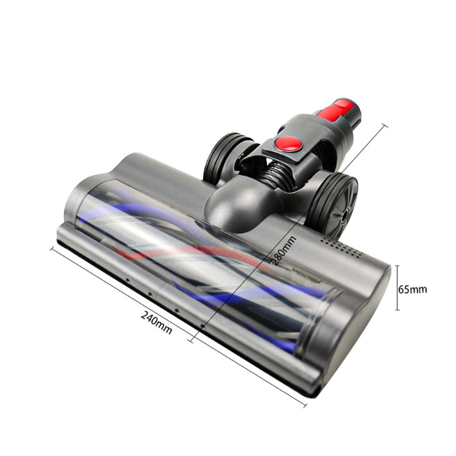 Głowica szczotkowa Odkurzacz Szczotka czyszcząca Części czyszczące z szczotką rolkową, Kompatybilna z Dyson V7 V8 V10 V11 V15