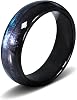 Anillo Inteligente Cerámico NFC Ntag216 Programable, 888 Bytes, Azul US#7 | Reescriturable 888 Bytes, Compatible con Teléfonos y Dispositivos NFC para Hombres y Mujeres 1