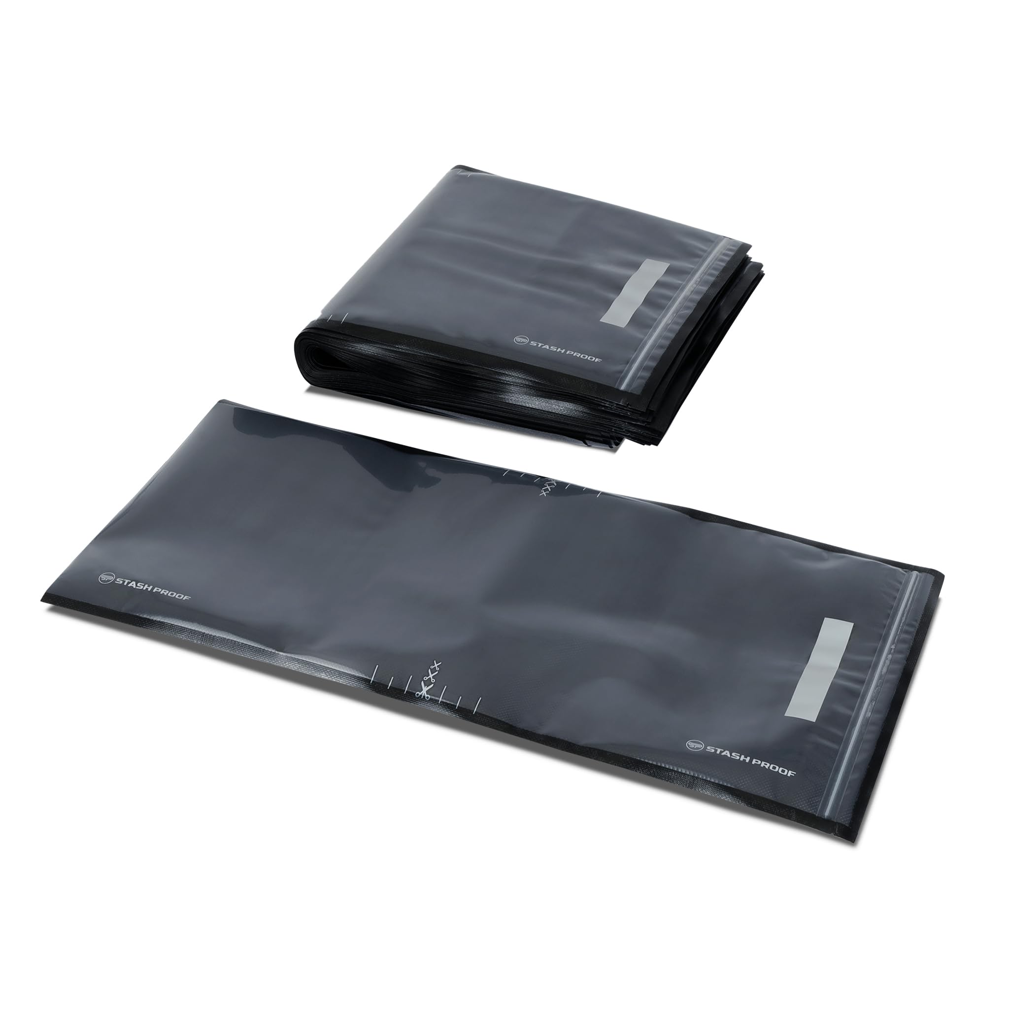 Sacchetti sottovuoto con cerniera, 27,9 x 61 cm (50 pezzi) da 5,5 ml (nero e trasparente), senza BPA, per alimenti, per conservazione, sottovuoto e preparazione dei pasti