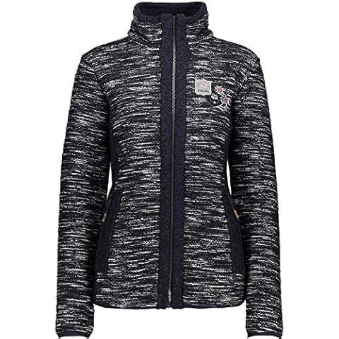 CMP Chaqueta de lana para mujer con bolsillos de cremallera Cover