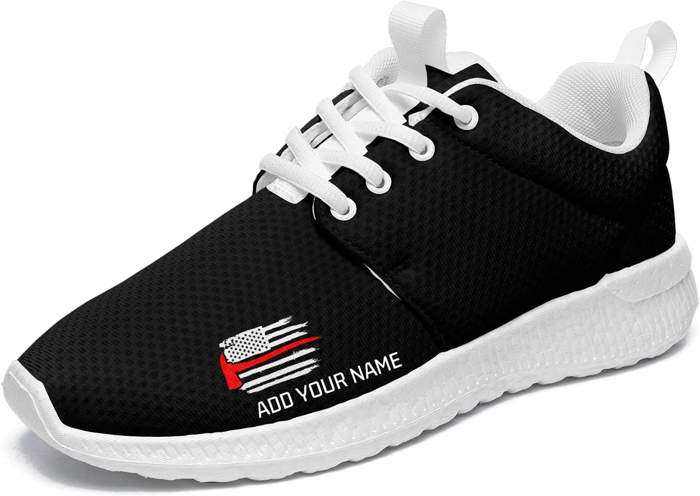 USA Flag Sneakers Women Men American Patriotic Athletic Fashion Sport Trainers Custom Comfort Gym Fitness Shoes