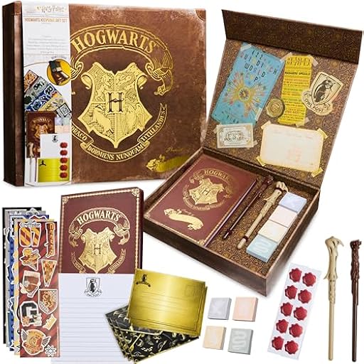 Harry Potter Regalos, Set de Papelería con Cuaderno de Notas de Hogwarts, bolígrafo varita, pegatinas y sobres para niños [toy]… | Ya disponible en tu tienda friki favorita! En mundofriki.es!