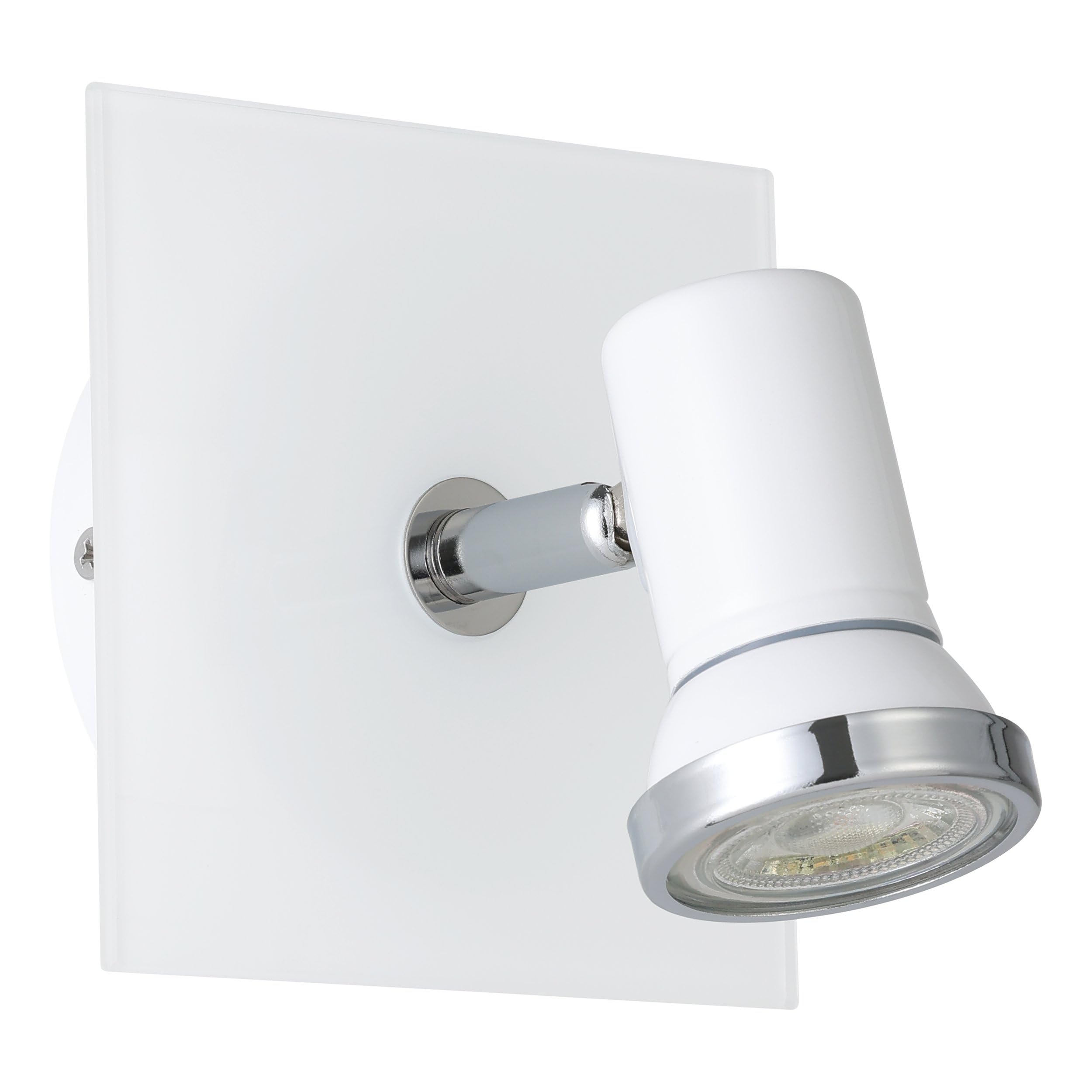 Eglo White Tamara 1 Metal 1 Light (Included) Ip44 Bathroom Spot / Wall Light In