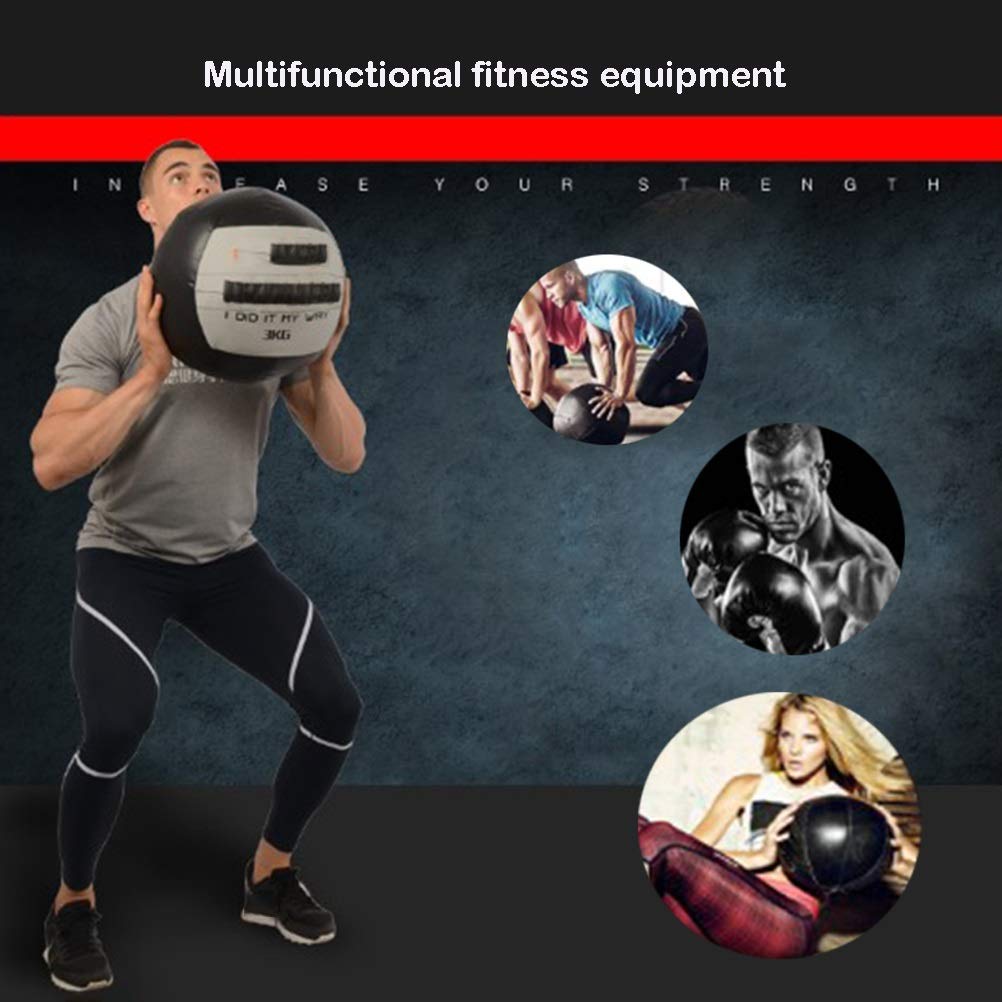 Palle AGYH mediche Morbido Palla Medica, Pelle Squash Pallone for Fitness, Usata for Il Training Muscolare, Core Training, Training Equilibrio, 3KG/4KG/5KG/6KG/7KG/8KG/9KG/10KG (Size : 5KG)