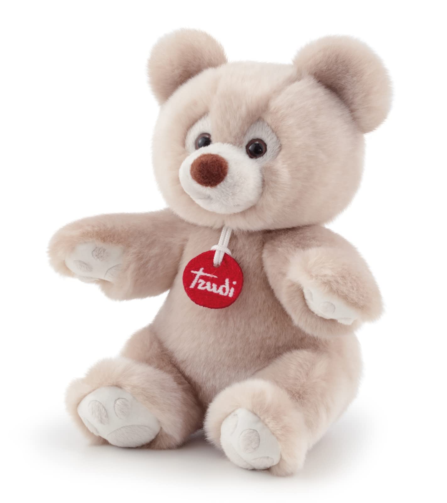 Trudi Beige Brando bear Plush toy gift for Christmas, birthday and Valentine's Day. Plush bear | 18x23x14cm size S | Classical Teddy Bears | model 25627