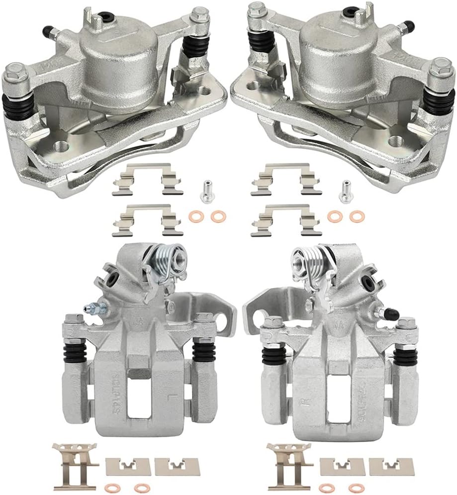 19B1832 19B1833 19B3299 19B3298 Front Rear Left & Right Disc Brake Calipers Assembly w/Bracket Compatible For Honda For Civic 2006-2011
