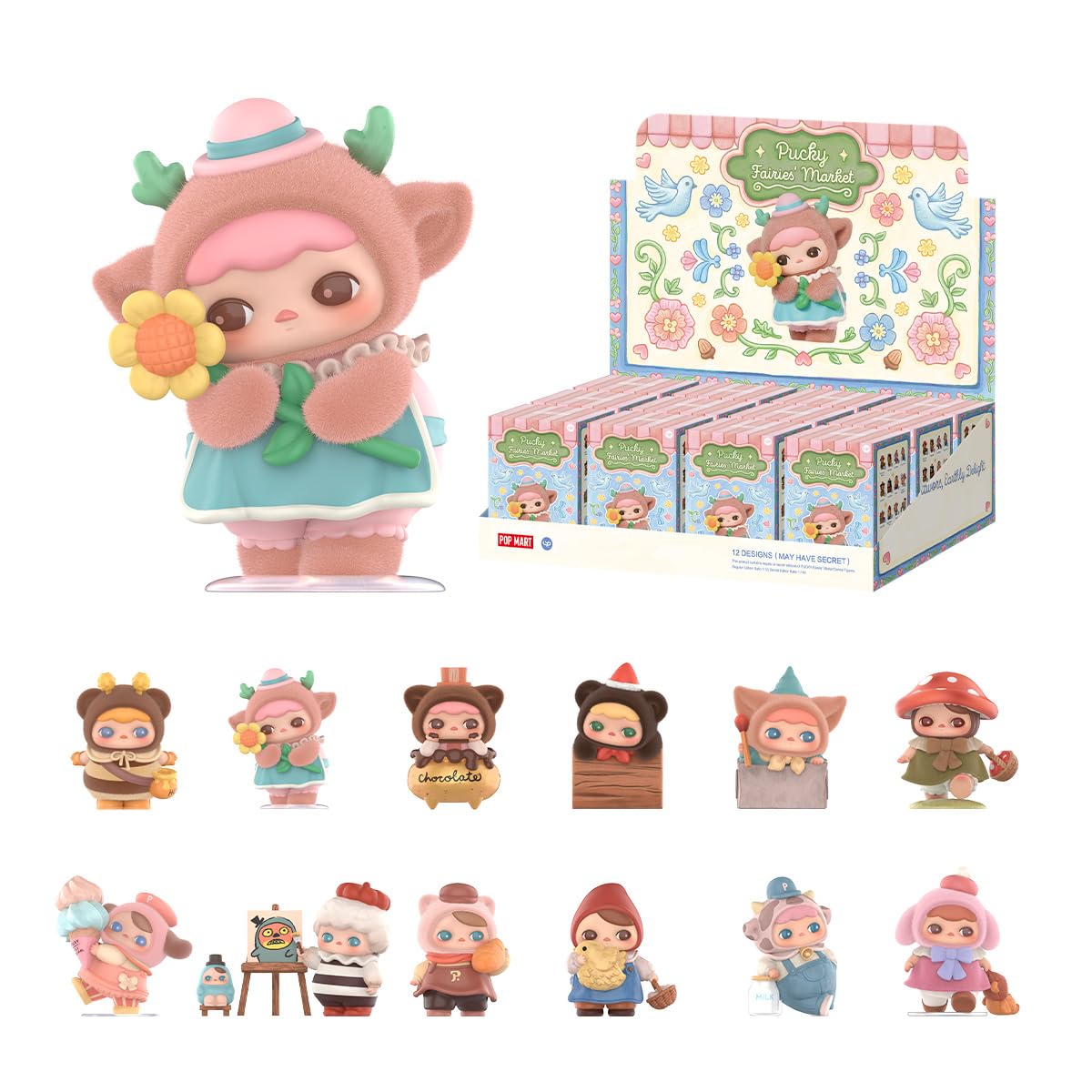 Amazon.com: POP MART PUCKY Fairies' Market Series Blind Box