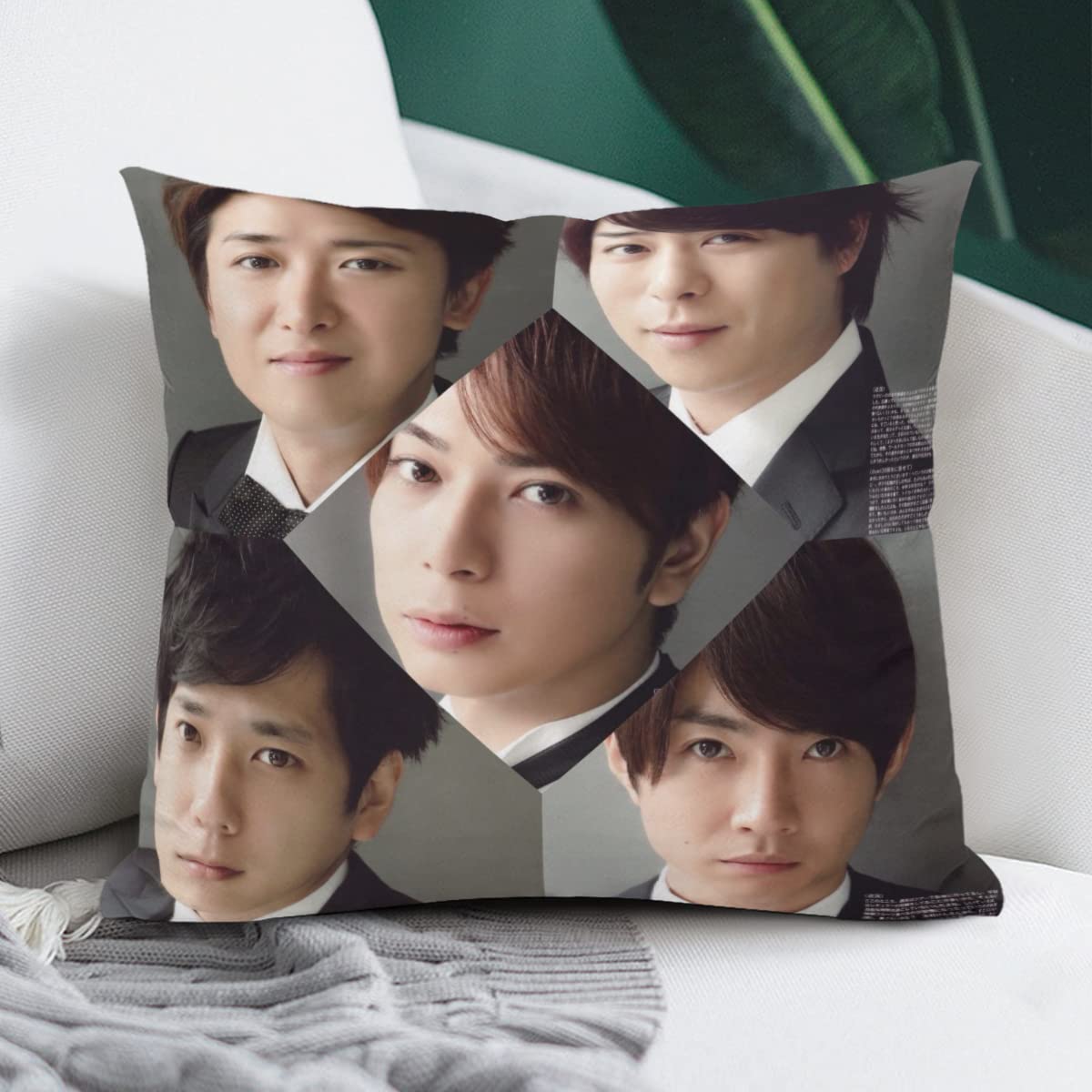 Amazon.co.jp: 嵐 あらし クッションカバー 2枚セット ソファー用