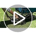 MacSports Double Decker Wagons Carts Heavy Duty Foldable Outdoor Collapsible Cart Portable Lightweight Utility Cart, All Terrain Sports Wagon for Camping Gear, Groceries, and More (Two Tone Gray)