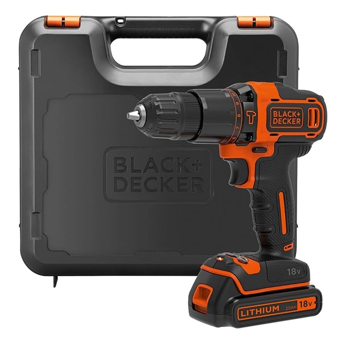 BLACK+DECKER 18 V Cordless Hammer Drill 