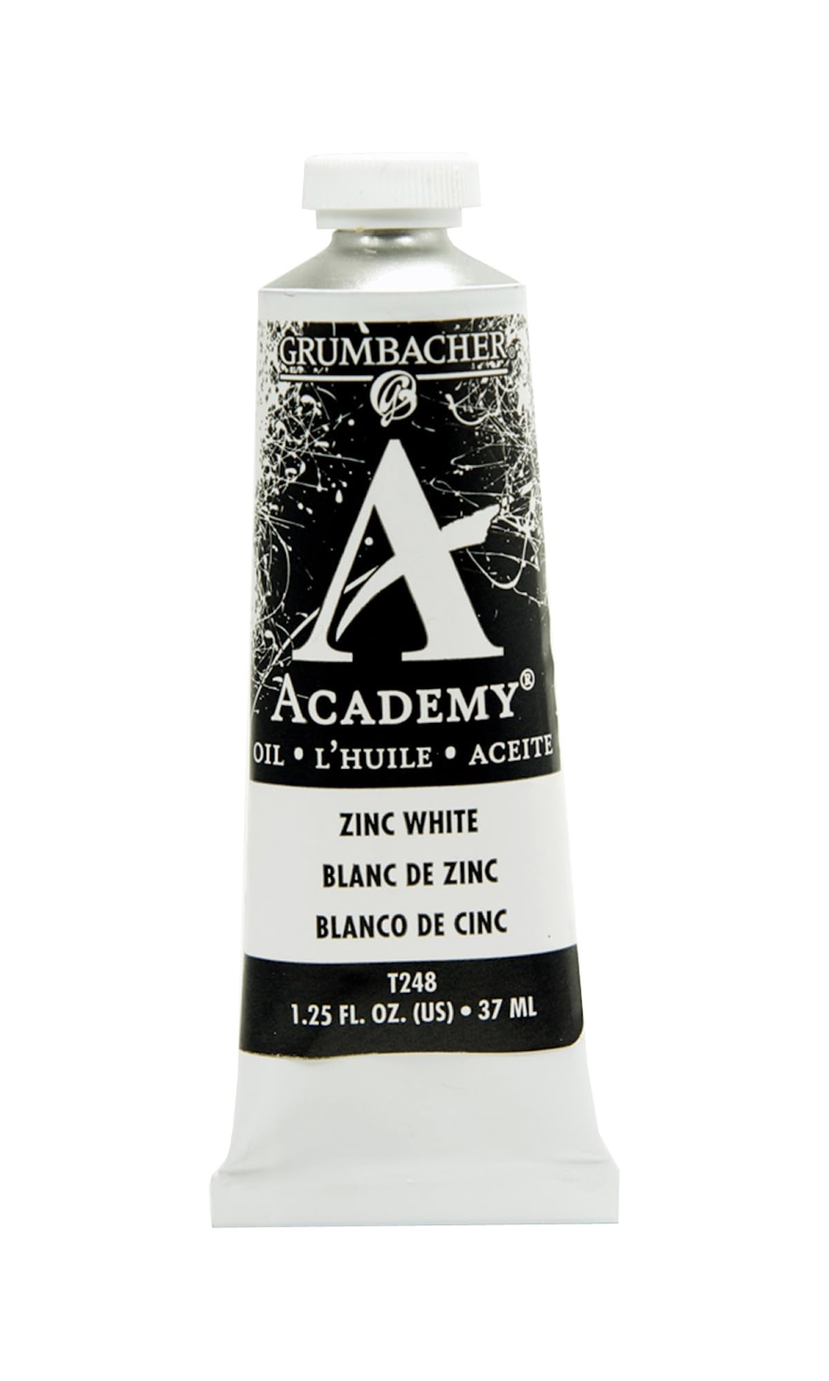 Academy Oil Paint, 37 ml/1.25 oz, Zinc White