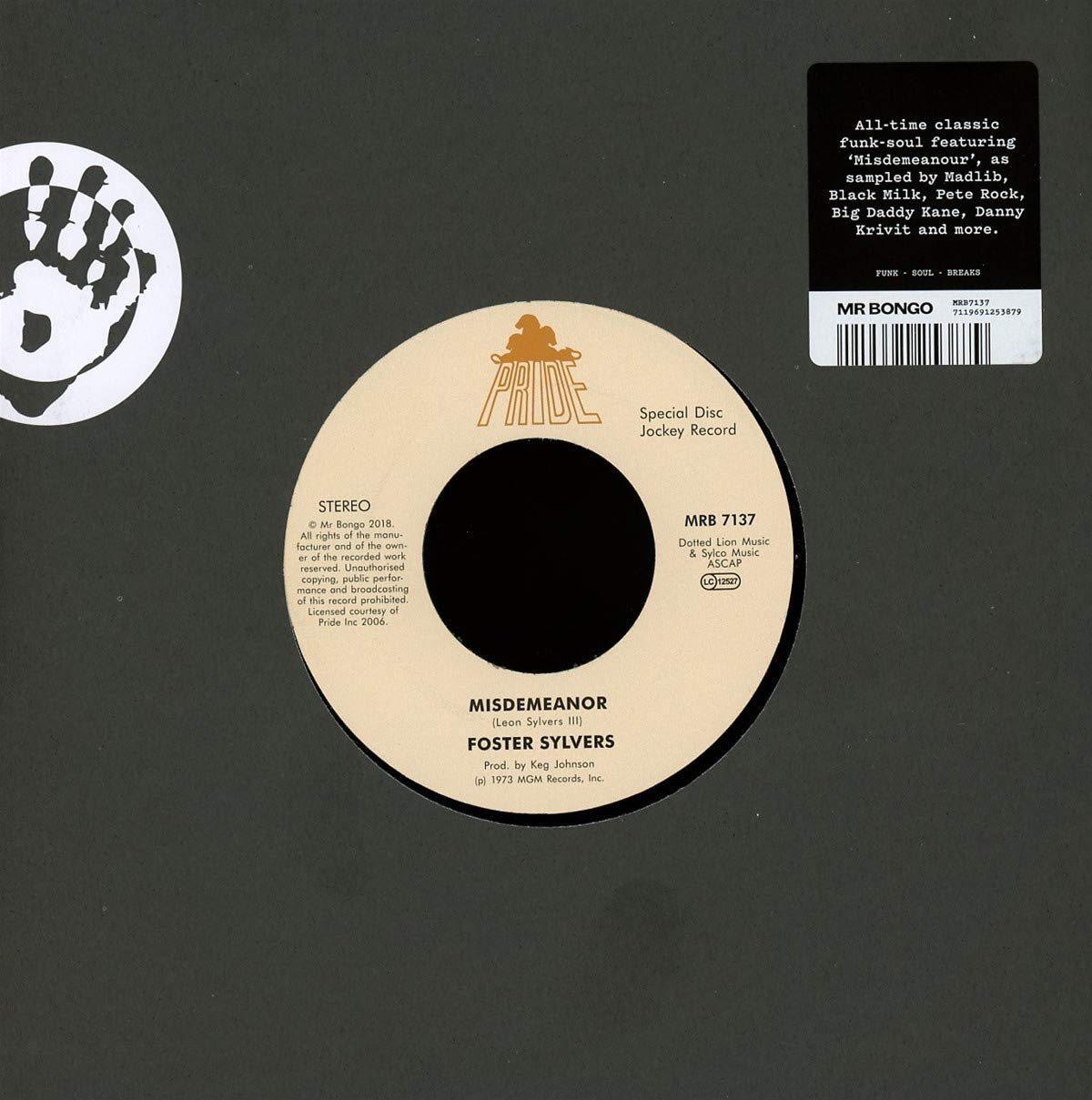 Misdemeanor / When I'm Near You [7" VINYL]