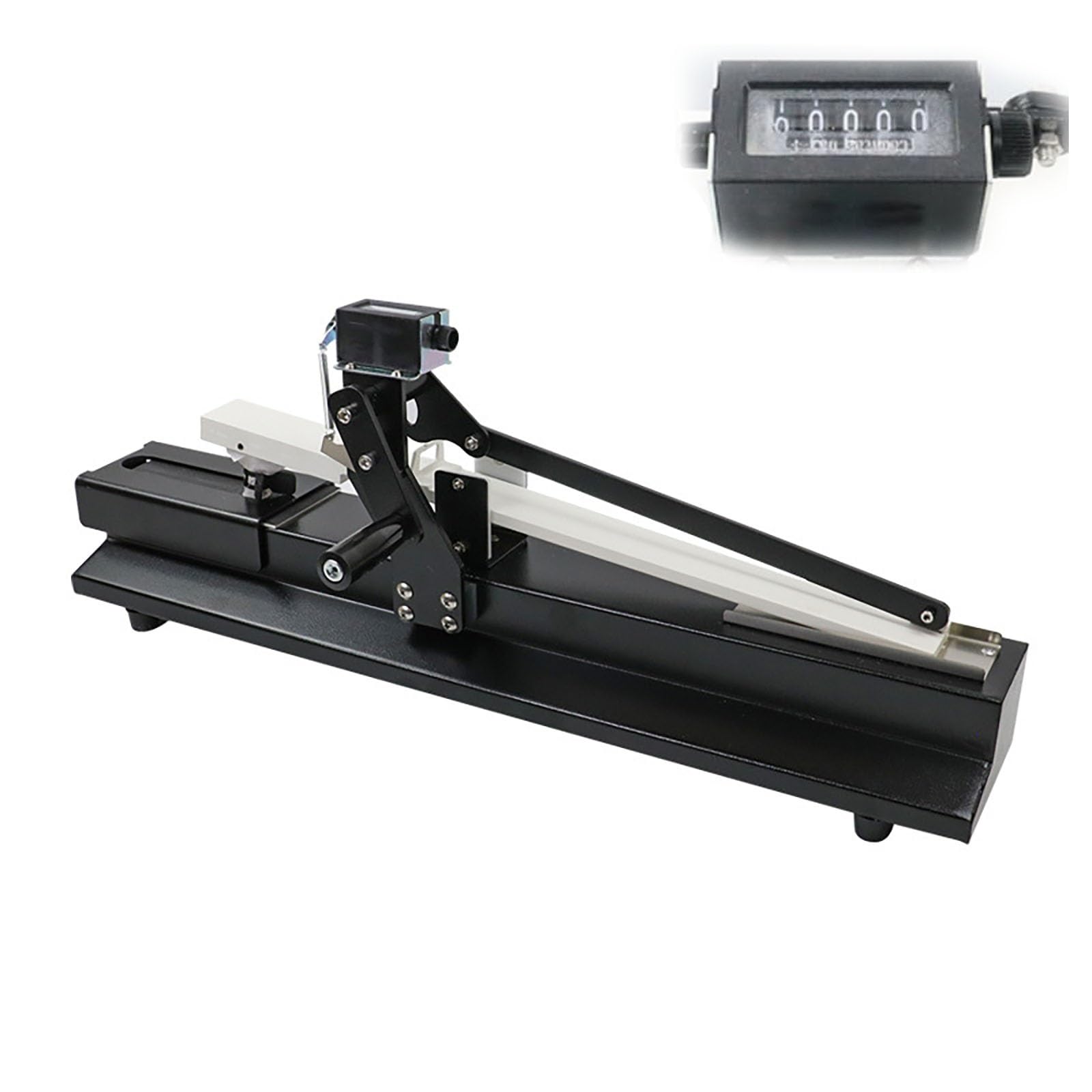 Crockmeter für Stoff und Leder, manueller trockener Nassreib-Echtheitsprüfer mit Zählindikator, Doppellager für Rub & Color Transfer Testing